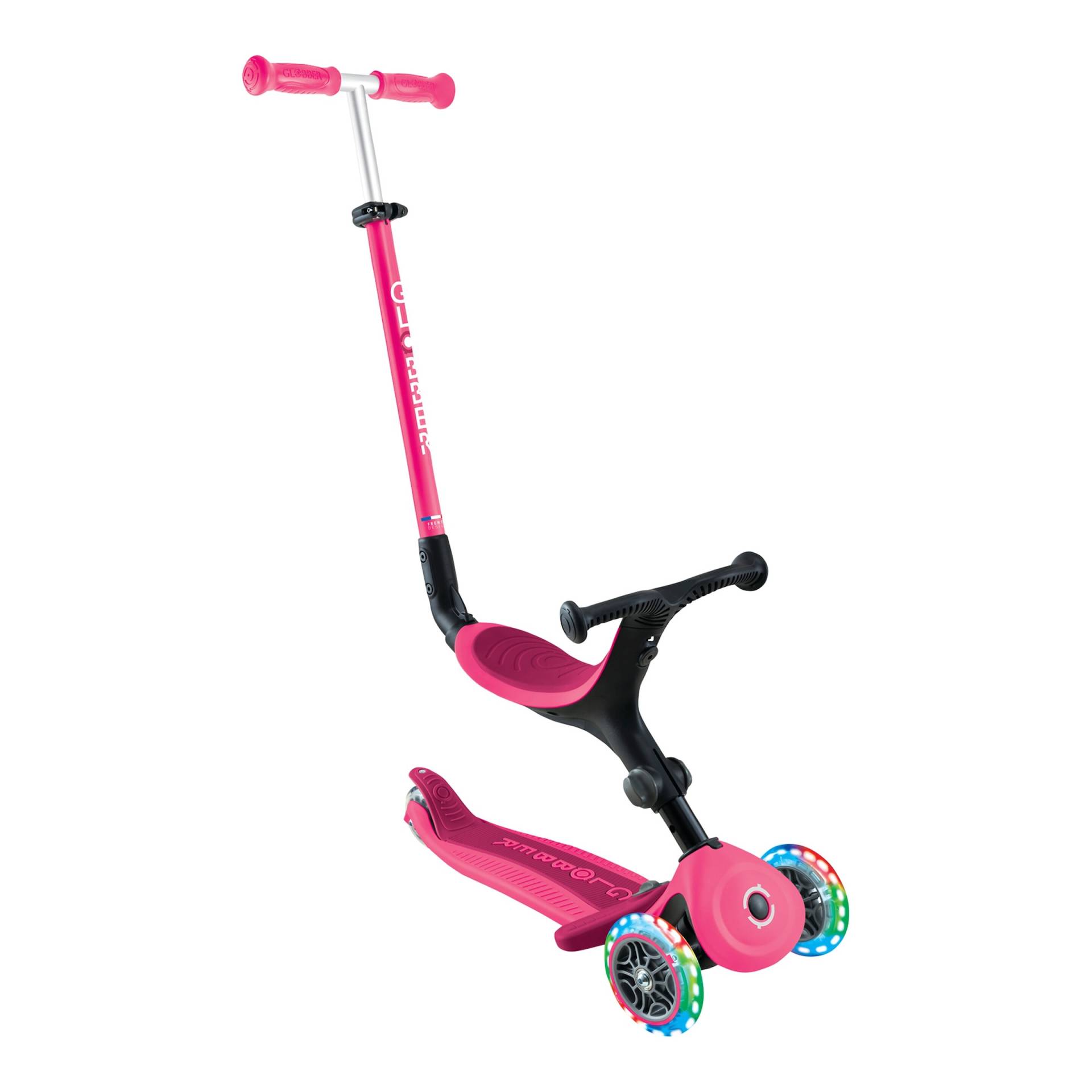 Globber Scooter 3in1 Go-Up active mit Leuchtrollen Globber Scooter 3in1 Go-Up active mit Leuchtrollen von Globber