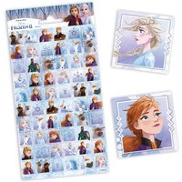 60 Frozen Mini-Sticker, 1 Bogen, 20cm x 10cm von Globos Europe BV