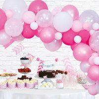 Ballongirlande zum selber basteln, pink, 71-teilig von Globos Nordic