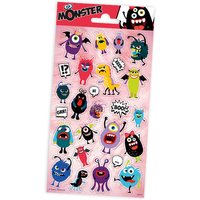 Monster Gastgeschenke Stickerbogen  mit 25 Stickern von Globos Nordic