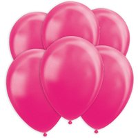 Pinke Ballons mit Perlglanz-Effekt, 10 Stk., 30cm von Globos Nordic