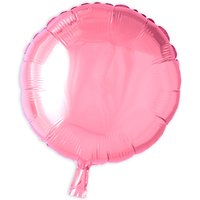 Runder Folienballon in rosa, 35cm von Globos Nordic