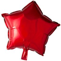 Stern-Folienballon rot, 38cm von Globos Nordic