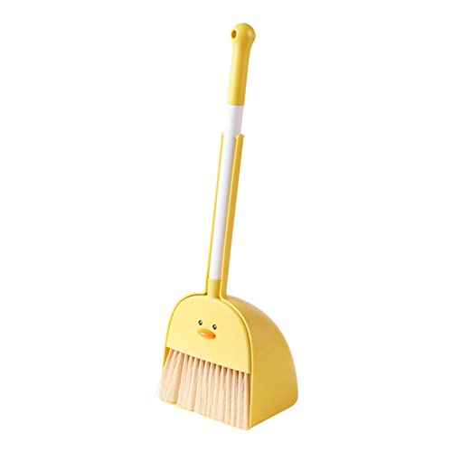 Glomora Mini Broom with Dustpan for Kids,Little Housekeeping Helper Set,Cartoon Broom Cleaning Tool Home Baby Learn Sweeping Toys von Glomora