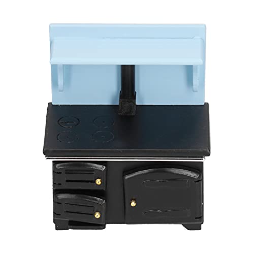 Glomora Mini-kochfeld,Mini Herd Modell Miniatur-Puppenhaus-Ofen 1:12 Miniatur Kamin mit Integriertem Herd Kleiner Küchenherd für Puppenhaus Stilvolles Mini Ornament Schwarzes Glomora Mini-kochfeld,Mini Herd Modell Miniatur-Puppenhaus-Ofen 1:12 Miniatur Kamin mit Integriertem Herd Kleiner Küchenherd für Puppenhaus Stilvolles Mini Ornament Schwarzes von Glomora