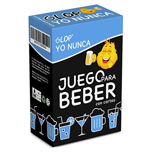 Glop Yo Nunca - Juegos de Mesa Adulto - Juegos para Beber - Juegos de Cartas para Fiestas - Regalos Originales para Hombres y Mujeres von Glop