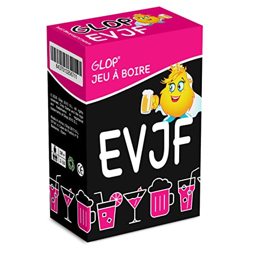 Glop Enterrement de Vie de Jeune Fille - EVJF - Jeu à Boire - Jeu Evjf - Bride to Be - Team Bride - Jeux de Cartes Adulte - Jeu de Société Pour Apéro & Soirées - 100 Cartes von Glop