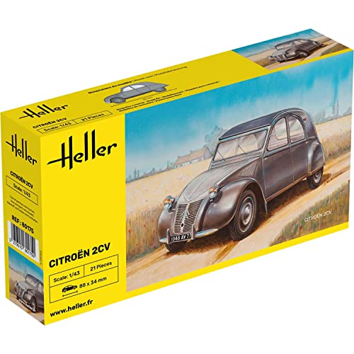 Heller 80175 Modellbausatz Citroën 2 CV Ente von Glow2B