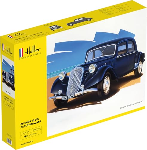 Heller 80799 Modellbausatz Citroën 15 SIX ''Traction Avant'' von Glow2B