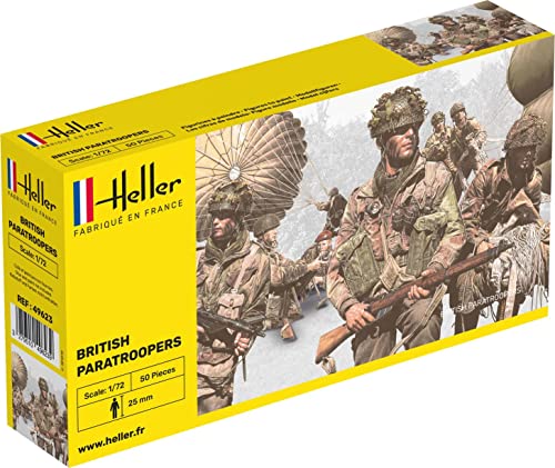 Heller Classic 49623 - BRITISCHE FALLSCHIRMJÄGER, 50 Teile von Glow2B