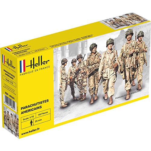 Heller Classic 49651 - US FALLSCHIRMJÄGER, 48 Teile von heller