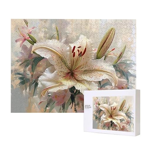 Puzzle für Erwachsene 1500 Blumen Lilie Puzzle Erwachsene Pädagogisches Spiel Herausforderung Spielzeug 1000 Teile DIY-Bastel Puzzles für Heimdekoration, Geschenke Puzzle für Erwachsene 1500 Blumen Lilie Puzzle Erwachsene Pädagogisches Spiel Herausforderung Spielzeug 1000 Teile DIY-Bastel Puzzles für Heimdekoration, Geschenke von Glslmznq