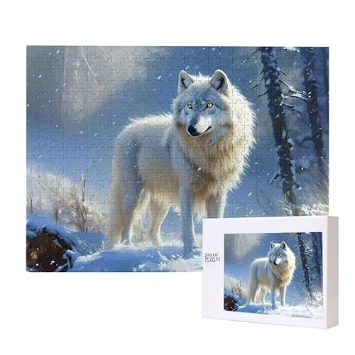 Puzzle für Erwachsene 1500 Schneewolf Puzzle Erwachsene Pädagogisches Spiel Herausforderung Spielzeug 1000 Teile DIY-Bastel Puzzles für Heimdekoration, Geschenke Puzzle für Erwachsene 1500 Schneewolf Puzzle Erwachsene Pädagogisches Spiel Herausforderung Spielzeug 1000 Teile DIY-Bastel Puzzles für Heimdekoration, Geschenke von Glslmznq