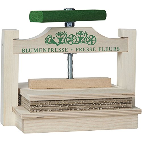 Glückskäfer 525262 Blumenpresse 22 x 20 cm mit Drehgriff von Glückskäfer