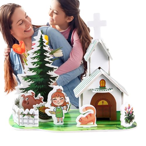 3D-Puzzle-Set für | Lernspiel Architektur für Kinder mit -Puzzle – kreatives Modellprojekt und interaktive Aktivität für und Jugendliche 3D-Puzzle-Set für | Lernspiel Architektur für Kinder mit -Puzzle – kreatives Modellprojekt und interaktive Aktivität für und Jugendliche von Glugahrif