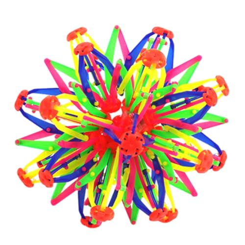 Expandable Ball - Hoberman Sphere Teleskopkugel - P-lastic Expanding Magic Ball Erweiterbarer Atemball Mit Leichtem, Erweiterbarem Magic Ball Toy Sphere Sensory Toys von Glugahrif