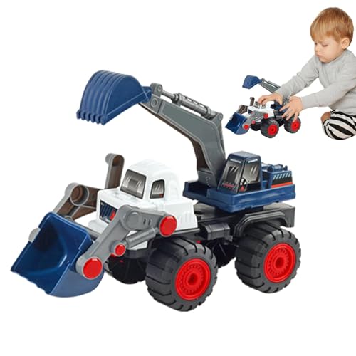 Glugahrif Bulldozer Spielzeug, Baggerspielzeug für - Bulldozer Modellfahrzeug für Kinder,Kindertagesstaatungsthema -Spiel Indoor Outdoor -Spiel für Hinterhof, Schlafzimmer von Glugahrif