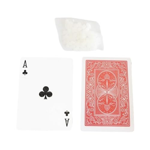 Glugahrif Fliegenkarte für Fingerspitzen | Magic Tricks Close-up Rotary Card Toys – Magic Props UFO Card Wiederverwendbare Floating Flying Playing Card Pokerkarten für Erwachsene, Büro, Schule von Glugahrif