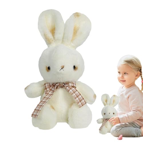 Glugahrif Hase Stofftier,Kaninchen Stofftier, Hasenpuppe Süßes Plüschtier, Plüschtiere, Smoky Eyes Bunny Toy Soft Doll, Plüschkaninchen Stofftiere für Mädchen, Schlafzimmerdekoration von Glugahrif