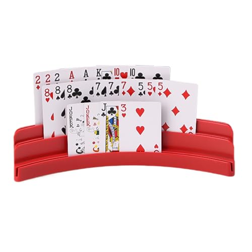 Glugahrif Kids Card Rack, Kartenhalter für Kinder, Tragbarer Kartenstand Dreischichtig, Professionelle Decksammler, Speicherfall, Tischzubehör, Brettspielvorräte für Senioren Glugahrif Kids Card Rack, Kartenhalter für Kinder, Tragbarer Kartenstand Dreischichtig, Professionelle Decksammler, Speicherfall, Tischzubehör, Brettspielvorräte für Senioren von Glugahrif