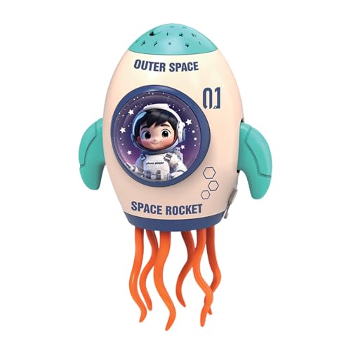 Glugahrif Kriechendes Spielzeug | animierte Rakete mit Projektor | Musik beleuchtet für Partys | Mädchen Jungen ab 3 Jahren Glugahrif Kriechendes Spielzeug | animierte Rakete mit Projektor | Musik beleuchtet für Partys | Mädchen Jungen ab 3 Jahren von Glugahrif