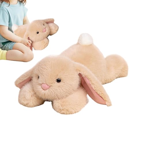 Glugahrif Langohr Rabbit Plüsch, Langer Ohrhasen Plüsch | Floppy Ohren Huggable Kaninchengefüllte Plüsch | Niedliche realistische kuschelige Tiere Sammlung für Studienzimmer, Wohnzimmerdekoration von Glugahrif