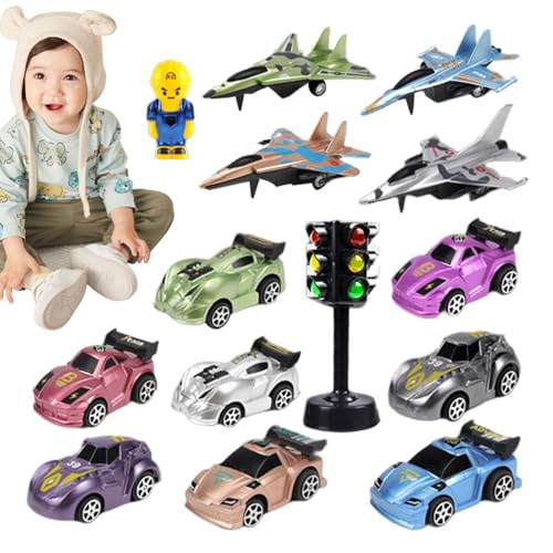 Glugahrif Presse und Go Car Toys, Trägheit Autospielzeug,Trägheit Automobile Metall Press Back Truck - Kinder Spielen EIN kreatives Reibungsfahrzeug für den Kindergarten für kreatives Reibung. von Glugahrif