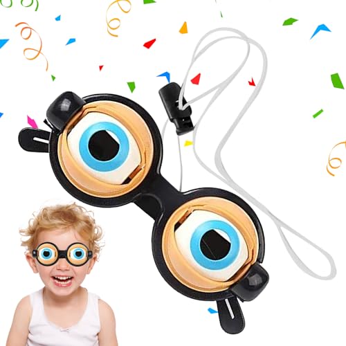 Glugahrif Silly Brille | Lustige Kostüm Augen Brille Streich,Kostümzubehör Komisches Accessoire Für Verkleidungsparty Geburtstag Fotografie Rollenspiel Thementage Holiday Cosplay Glugahrif Silly Brille | Lustige Kostüm Augen Brille Streich,Kostümzubehör Komisches Accessoire Für Verkleidungsparty Geburtstag Fotografie Rollenspiel Thementage Holiday Cosplay von Glugahrif