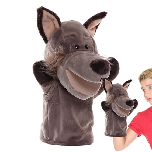 Handpuppen für Kinder, Tierhandpuppen - 25 cm/9,84 Zoll Plüschfinger Puppenspielzeug,Lustige Cartoon -Puppe, Theateraufführungen für und Mädchen von Glugahrif