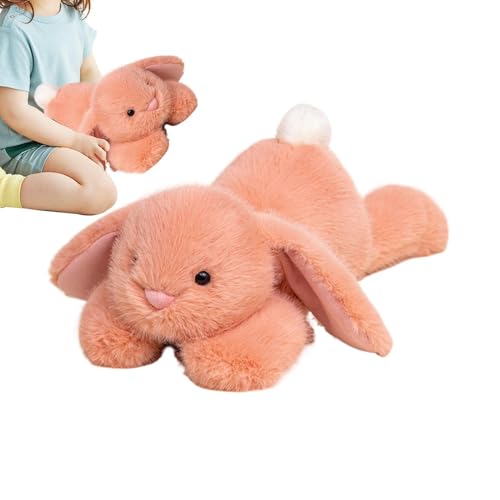 Plüsch lügner Kaninchen, lügen Kaninchengefüllte Tier | Gefüllter Hugble Bunny Rabbit Plüsch mit Floppy Ohren - Niedliche realistische kuschelige Tiere Sammlung für Studienzimmer, Wohnzimmerdekoration von Glugahrif