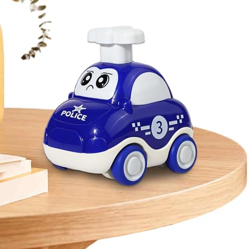 Press and Go Car Toys,Reibungsbetriebenes Spielzeugauto - Cartoon-Spielzeugfahrzeuge zum Zurückziehen | Stoßsicheres Spielzeugauto, niedliches Fahrzeugspielzeug für Kindergarten, Kindergarten, Outdoor von Glugahrif