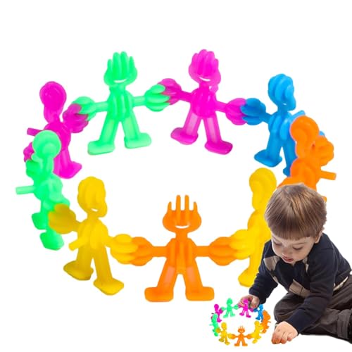 Puzzle-Bausteine,Spielzeug,Kleine Figur,Bausteine für Kleinkinder,Bunte Actionfiguren-Bausatz,Spielzeug-Bausteine-Set von Glugahrif