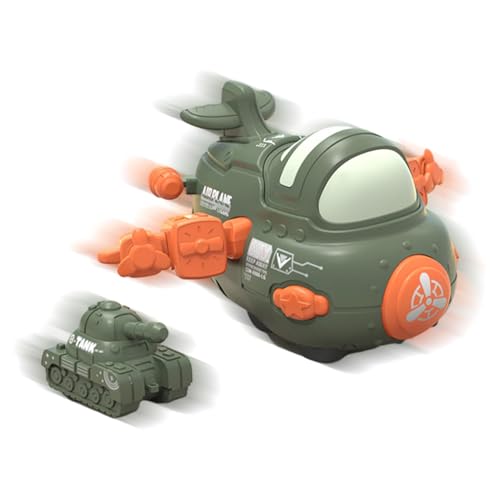 Reibungsflugzeug, Push and Go-Flugzeug, Reibungsflugzeug-Spielzeug für Kleinkinder mit integriertem Tank | Bump and Go Lernspielzeug für Kleinkinder mit drehbaren Flügeln für und Mädchen von Glugahrif