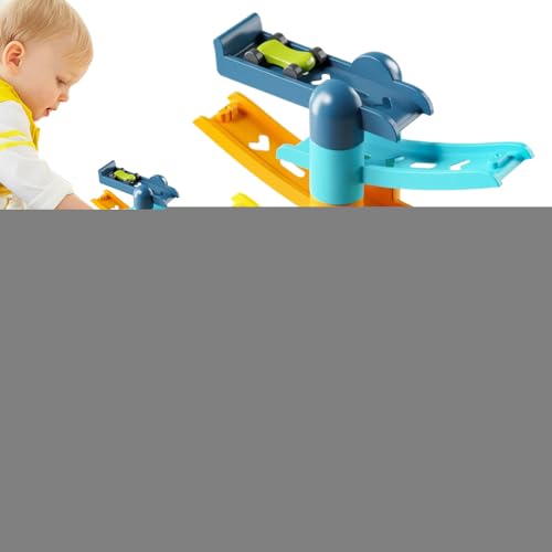 Rennstrecke für Kleinkinder,Rennwagen Set - Interaktives Rampenset Zur Förderung Motorischer Fähigkeiten Lernspielzeug Für Kinder Ab 3 Jahren Rennstrecke für Kleinkinder,Rennwagen Set - Interaktives Rampenset Zur Förderung Motorischer Fähigkeiten Lernspielzeug Für Kinder Ab 3 Jahren von Glugahrif