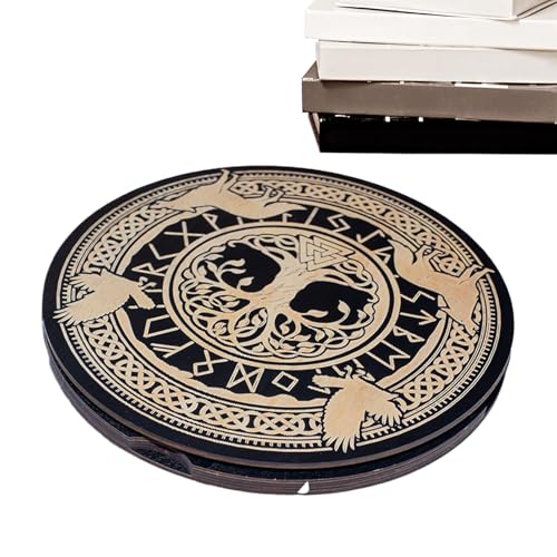 Runen-Set | Runen der Weissagung | Wahrsager-Werkzeuge aus Holz mit magnetischer Box, tragbar, Meditationsornament für Anfänger, spirituelle Praktikabilität Runen-Set | Runen der Weissagung | Wahrsager-Werkzeuge aus Holz mit magnetischer Box, tragbar, Meditationsornament für Anfänger, spirituelle Praktikabilität von Glugahrif