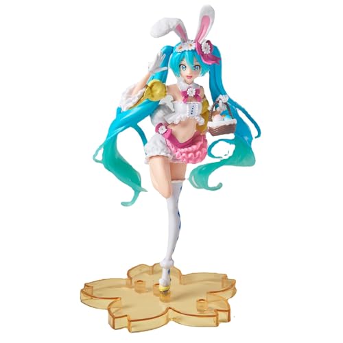 Glurak Kaninchen Miku Figur Figuren Actionfigur für Schreibtischdekoration Anime-Sammlung Mädchen Geschenk -23cm von Glurak