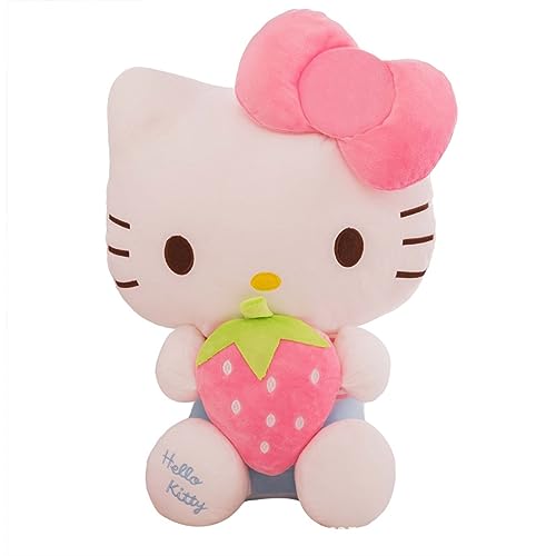 Glurak Kitty Plüschtier Kuscheltier, Kuscheltier aus weichem Plüschmaterial für Mädchen Geburtstagsgeschenke Erdbeeren -30cm von Glurak