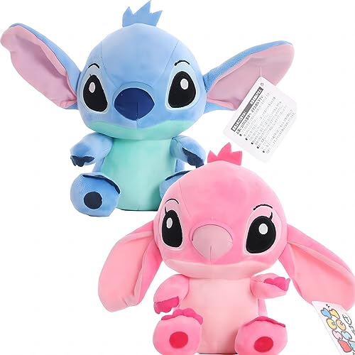 Glurak Stich Kuscheltier Lilo Plüschtier Plüschpuppe -2 Stück Stofftier Plüsch 20cm Gefüllte Puppe Kinder Geburtstagsgeschenke Schlafzimmer Dekoration Ornament von Glurak