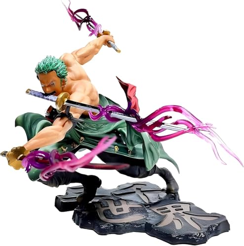 Glurak Zoro Figur, Actionfigur PVC Doll Anime Statue Model, Collectibles Sammlerstück Dekoration Ornamente Sammlung Desktop Puppe-22cm von Glurak