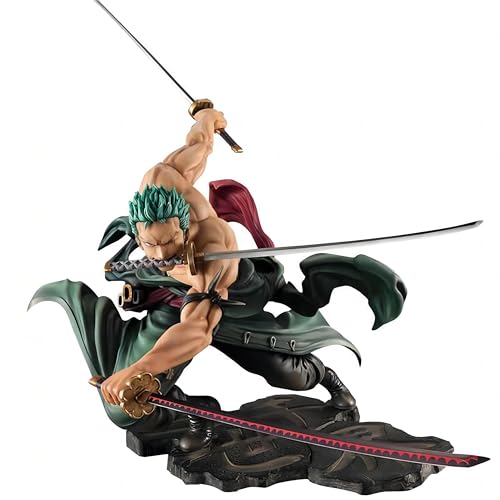 Glurak Zoro Figuren Anime Statue Model Actionfigur Doll Collectibles Sammlerstück Dekoration Ornamente Sammlung Desktop Puppe -26cm von Glurak