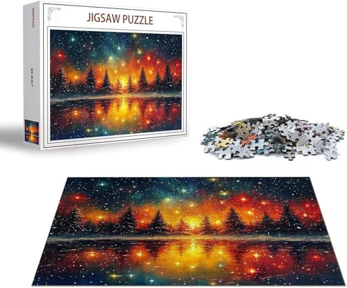 Puzzle 1500 Teile Berg Puzzle Blume Holzpuzzle Erwachsene DIY Groß Klassische Jigsaw, Ein Herausforderndes Rätsel, Puzzlespiele für Die Ganze Familie Jigsaw für Erwachsene und Kinder Ab 14 Jahrenx-218 von Gmeignl