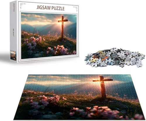 Puzzle 1500 Teile Blume Puzzle Kreuzen Holzpuzzle Erwachsene, Groß Klassische Jigsaw, EIN Herausforderndes Rätsel, Puzzlespiele für Die Ganze Familie Jigsaw für Erwachsene und Kinder Ab 14 Jahrenx-34 von Gmeignl