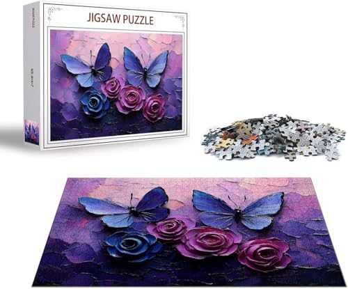 Puzzle 1500 Teile Blume Puzzle Retro Holzpuzzle Erwachsene, Groß Klassische Jigsaw, EIN Herausforderndes Rätsel, Puzzlespiele für Die Ganze Familie Jigsaw für Erwachsene und Kinder Ab 14 Jahrenx-155 von Gmeignl