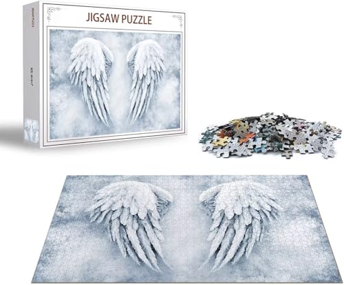 Puzzle 1500 Teile Flügel Puzzle Winter Holzpuzzle Erwachsene, Groß Klassische Jigsaw, EIN Herausforderndes Rätsel, Puzzlespiele für Die Ganze Familie Jigsaw für Erwachsene und Kinder Ab 14 Jahrenx-77 von Gmeignl