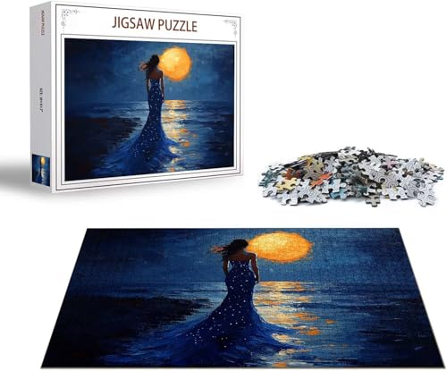 Puzzle 1500 Teile Frau Puzzle Abstrakt Holzpuzzle Erwachsene, Groß Klassische Jigsaw, Ein Herausforderndes Rätsel, Puzzlespiele für Die Ganze Familie Jigsaw für Erwachsene und Kinder Ab 14 Jahrenx-249 von Gmeignl