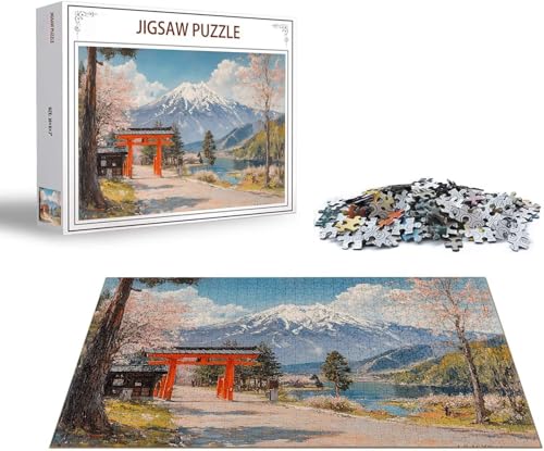 Puzzle 1500 Teile Frau Puzzle Blume Holzpuzzle Erwachsene DIY Groß Klassische Jigsaw, Ein Herausforderndes Rätsel, Puzzlespiele für Die Ganze Familie Jigsaw für Erwachsene und Kinder Ab 14 Jahrenx-207 von Gmeignl