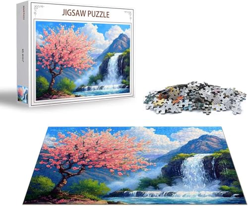 Puzzle 1500 Teile Landschaft Puzzle Baum Holzpuzzle ErwachseneGroß Klassische Jigsaw, EIN Herausforderndes Rätsel, Puzzlespiele für Die Ganze Familie Jigsaw für Erwachsene und Kinder Ab 14 Jahrenx-38 von Gmeignl