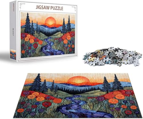 Puzzle 1500 Teile Landschaft Puzzle Boot Holzpuzzle ErwachseneGroß Klassische Jigsaw, Ein Herausforderndes Rätsel, Puzzlespiele für Die Ganze Familie Jigsaw für Erwachsene und Kinder Ab 14 Jahrenx-200 von Gmeignl