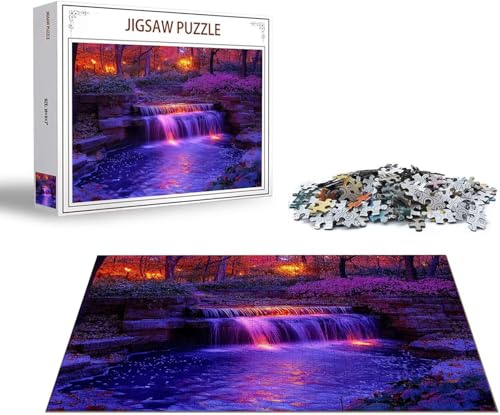 Puzzle 1500 Teile Landschaft Puzzle Fallen Holzpuzzle Erwachsene Klassische Jigsaw, EIN Herausforderndes Rätsel, Puzzlespiele für Die Ganze Familie Jigsaw für Erwachsene und Kinder Ab 14 Jahrenx-243 von Gmeignl