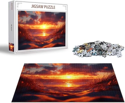 Puzzle 1500 Teile Landschaft Puzzle Strand Holzpuzzle ErwachseneGroß Klassische Jigsaw, Ein Herausforderndes Rätsel Puzzlespiele für Die Ganze Familie Jigsaw für Erwachsene und Kinder Ab 14 Jahrenx-70 von Gmeignl